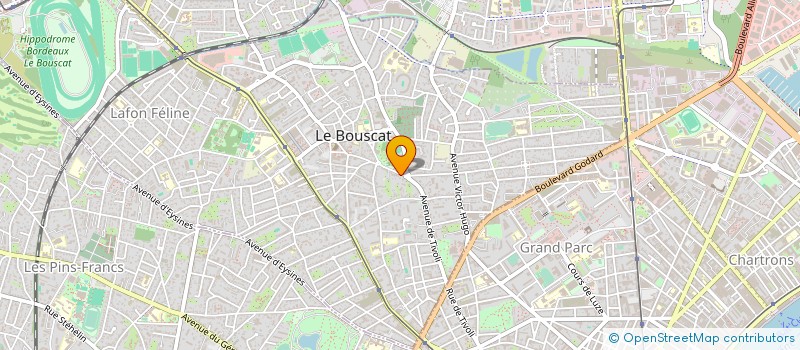 localisation de l'entreprise SCI DU 57 COURS LOUIS BLANC  LE BOUSCAT