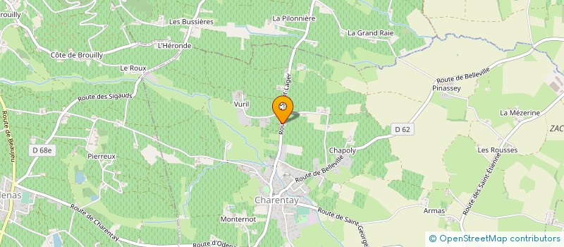 localisation de l'entreprise SCI DU 57 RUE DE LA REPUBLIQUE  CHARENTAY