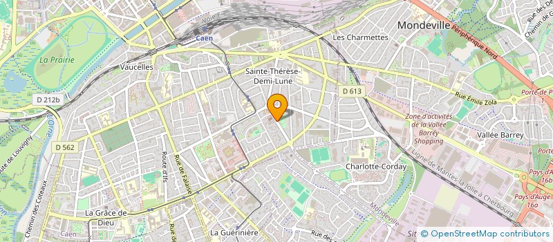 localisation de l'entreprise SCI DU 57 RUE DE LA SEINE  CAEN