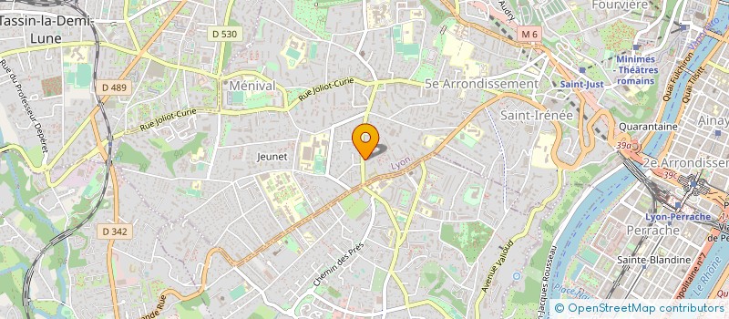 localisation de l'entreprise SCI DU 57 RUE FRANCOIS GENIN  LYON