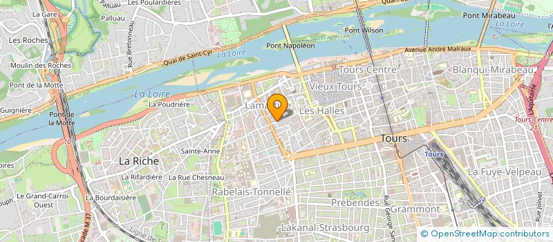 localisation de l'entreprise SCI DU 57 RUE ROUGET DE L ISLE  TOURS