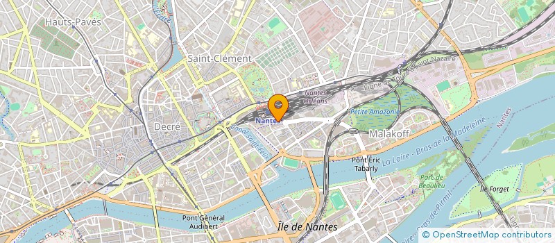 localisation de l'entreprise SCI DU 58 BD DES AMERICAINS  NANTES