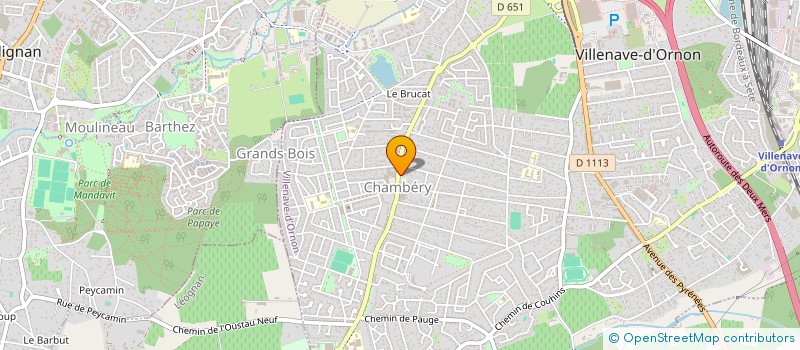 localisation de l'entreprise SCI DU 58 ROUTE DE LEOGNAN à VILLENAVE-D'ORNON