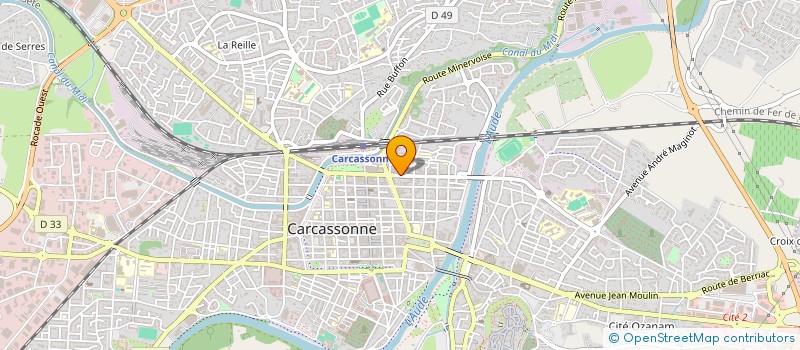 localisation de l'entreprise SCI DU 58 RUE A ARMAGNAC à CARCASSONNE