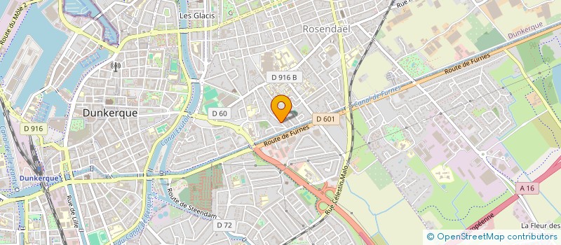 localisation de l'entreprise SCI DU 58 RUE CAUMARTIN à DUNKERQUE