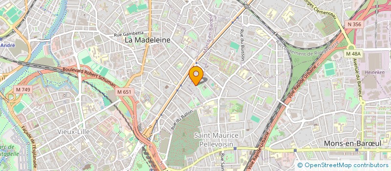localisation de l'entreprise SCI DU 58 RUE DE L'ALCAZAR à LILLE