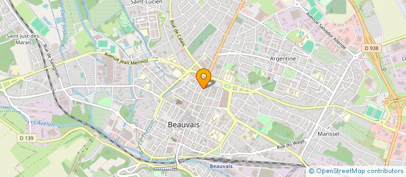 localisation de l'entreprise SCI DU 58 RUE GAMBETTA  LE MONT-SAINT-ADRIEN