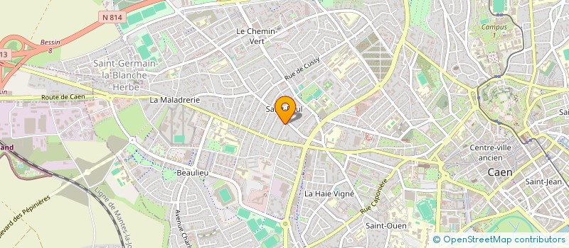 localisation de l'entreprise SCI DU 58 RUE GENERAL LECLERC à CAEN