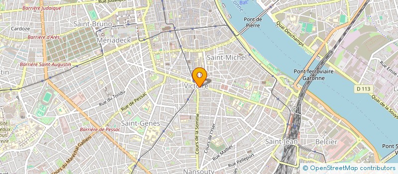 localisation de l'entreprise SCI DU 58 RUE LIGIER  BORDEAUX