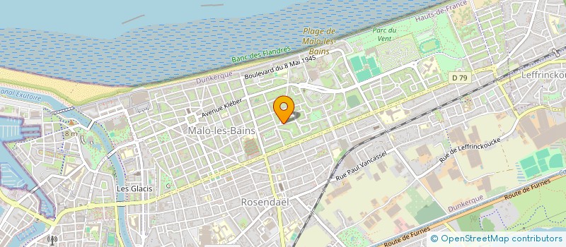 localisation de l'entreprise SCI DU 58 RUE PAUL HAZARD à DUNKERQUE