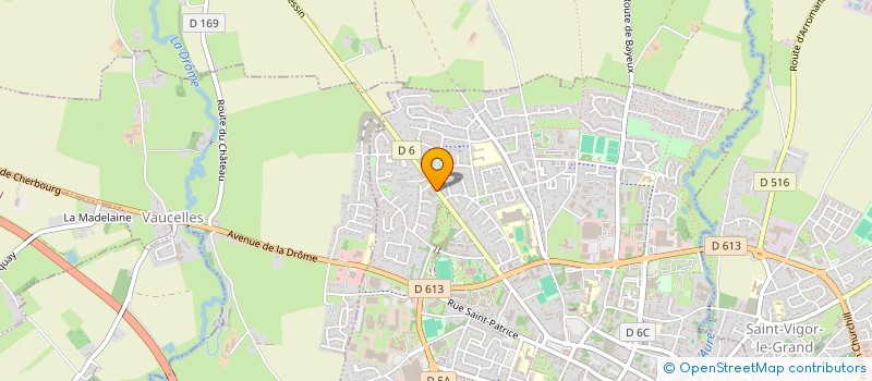 localisation de l'entreprise SCI DU 59  BAYEUX