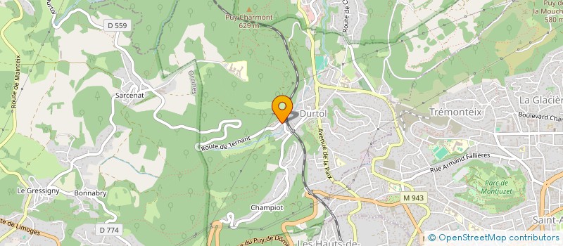 localisation de l'entreprise SCI DU 59 ALLEE DU POUSSET  DURTOL