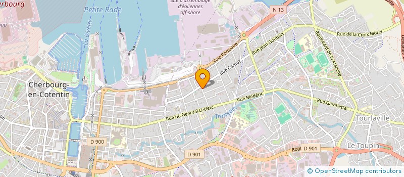 localisation de l'entreprise SCI DU 59 RUE DE POLLE  CHERBOURG-EN-COTENTIN