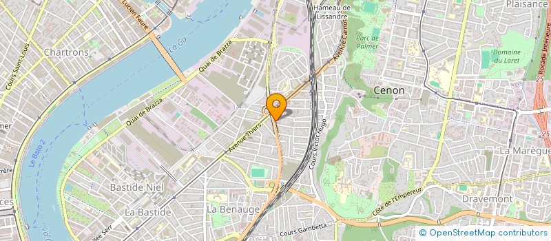 localisation de l'entreprise SCI DU 5G  CENON