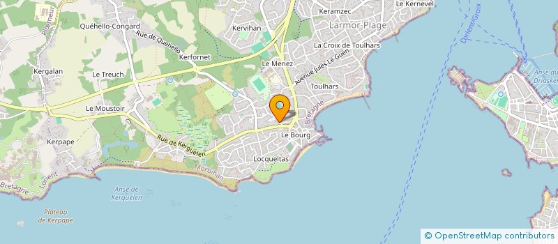 localisation de l'entreprise SCI DU 6  LARMOR-PLAGE