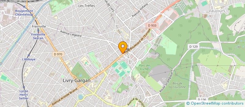 localisation de l'entreprise SCI DU 6 ALLEE DE COUBRON à LIVRY GARGAN