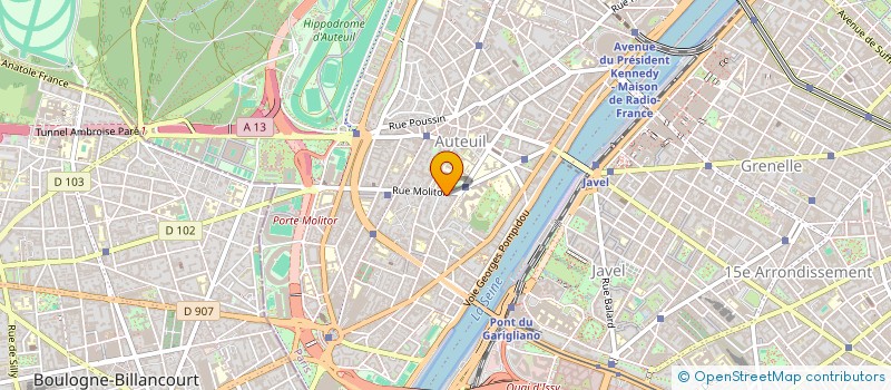 localisation de l'entreprise SCI DU 6 AV JULES JANIN  PARIS