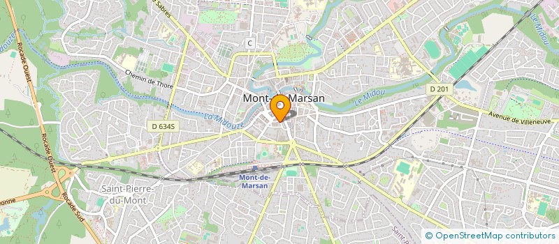 localisation de l'entreprise SCI DU 6 BIS RUE MONTLUC à MONT-DE-MARSAN