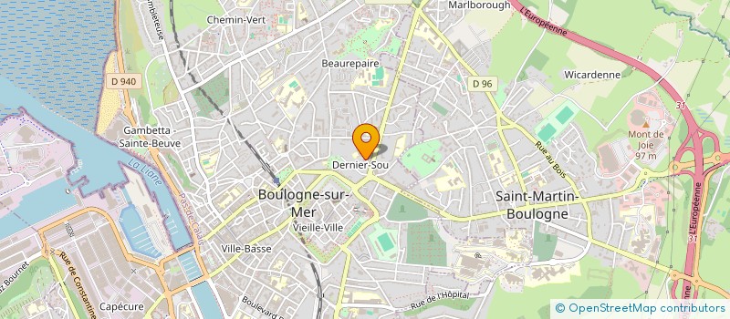 localisation de l'entreprise SCI DU 6 BOULEVARD PRINCE ALBERT  BOULOGNE-SUR-MER