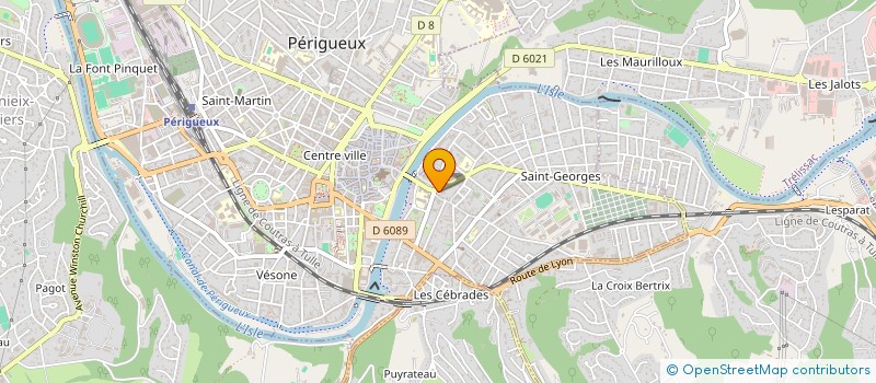 localisation de l'entreprise SCI DU 6 BOULEVARD STALINGRAD à PERIGUEUX