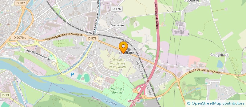 localisation de l'entreprise SCI DU 6 IMPASSE DOREAU à NEVERS