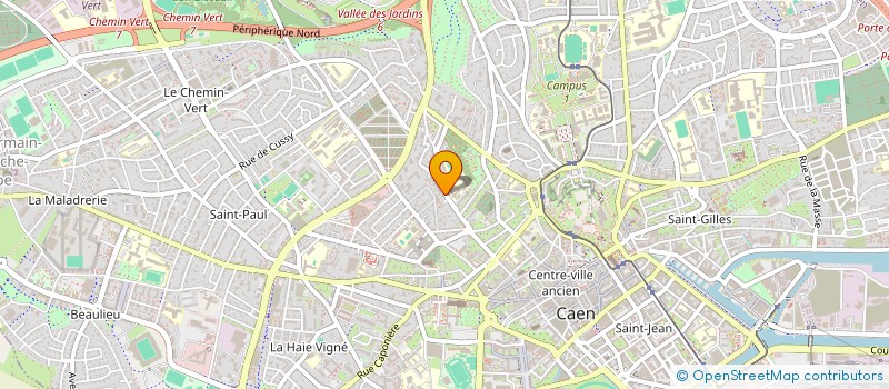 localisation de l'entreprise SCI DU 6 PCE BERGSON à CAEN