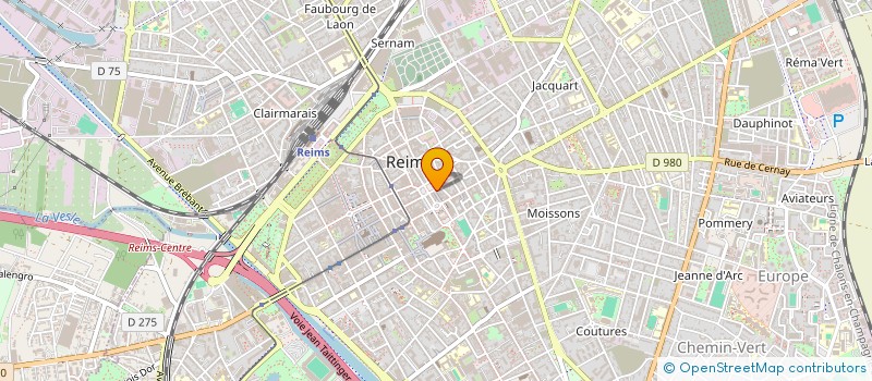 localisation de l'entreprise SCI DU 6 PLACE DU FORUM  REIMS