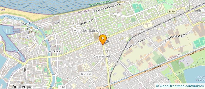 localisation de l'entreprise SCI DU 6 PLACE TURENNE à DUNKERQUE