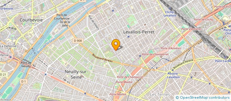 localisation de l'entreprise SCI DU 6 RUE ARISTIDE BRIAND à LEVALLOIS-PERRET