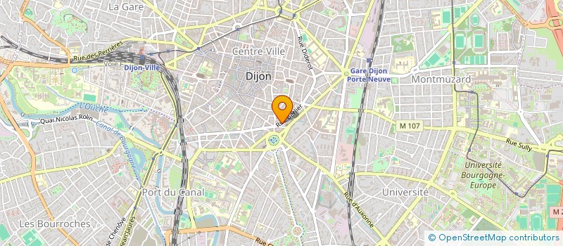 localisation de l'entreprise SCI DU 6 RUE BERLIER à DIJON