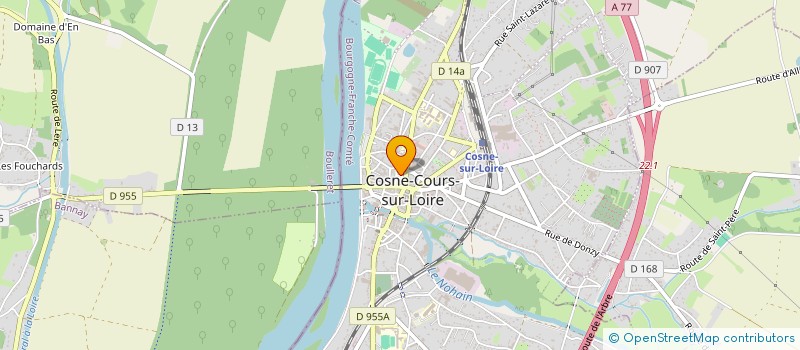 localisation de l'entreprise SCI DU 6 RUE CLAUDE TIMER à COSNE-COURS-SUR-LOIRE