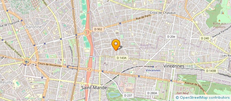 localisation de l'entreprise SCI DU 6 RUE CLEMENT ADER à MONTREUIL