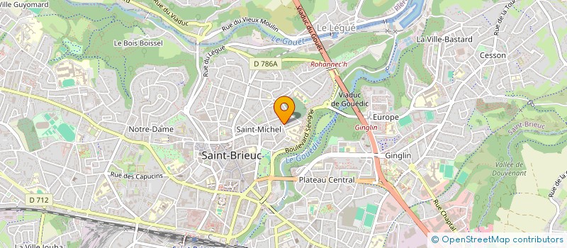 localisation de l'entreprise SCI DU 6 RUE DE LA GARE à SAINT-BRIEUC