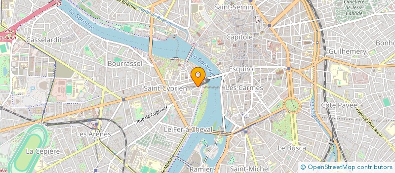 localisation de l'entreprise SCI DU 6 RUE DE LA LAQUE à TOULOUSE