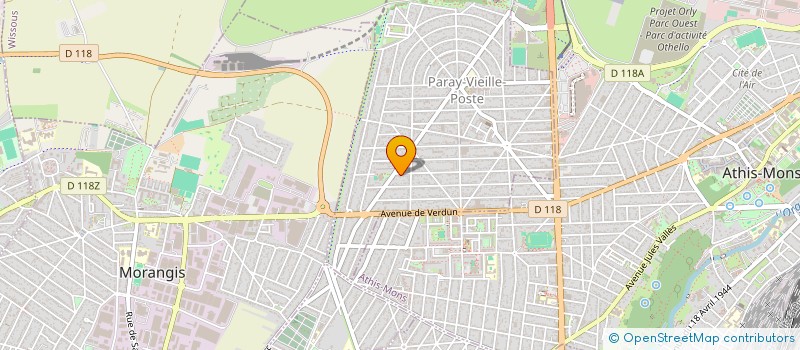 localisation de l'entreprise SCI DU 6 RUE DE LA POMPE A ATHIS-MONS à PARAY-VIEILLE-POSTE