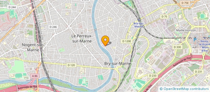 localisation de l'entreprise SCI DU 6 RUE DE LA PRAIRIE à BRY-SUR-MARNE