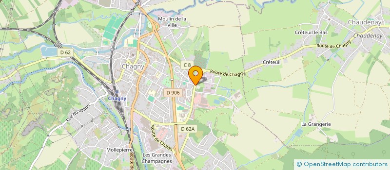 localisation de l'entreprise SCI DU 6 RUE DE LA REPUBLIQUE  CHAGNY