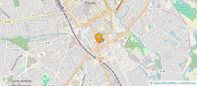 localisation de l'entreprise SCI DU 6 RUE DE LA REPUBLIQUE à TROYES