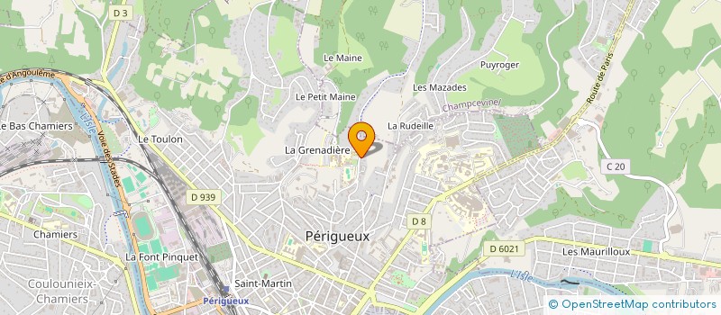 localisation de l'entreprise SCI DU 6 RUE DENIS PAPIN à PERIGUEUX