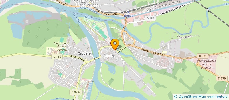 localisation de l'entreprise SCI DU 6 RUE DES PECHEURS à DECIZE
