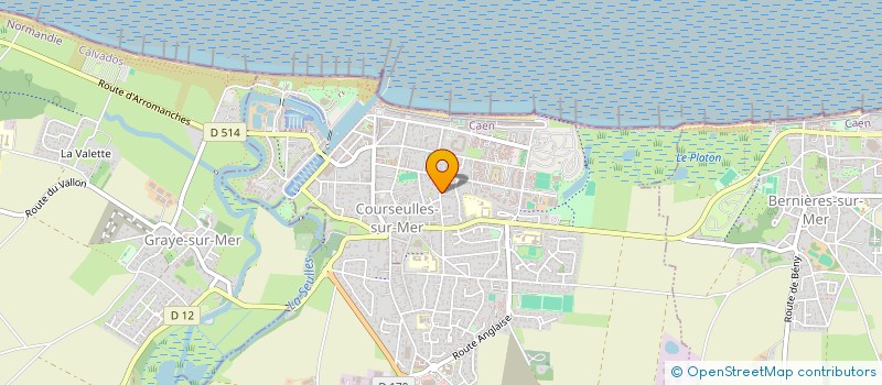 localisation de l'entreprise SCI DU 6 RUE DES PRAIRIES à COURSEULLES-SUR-MER