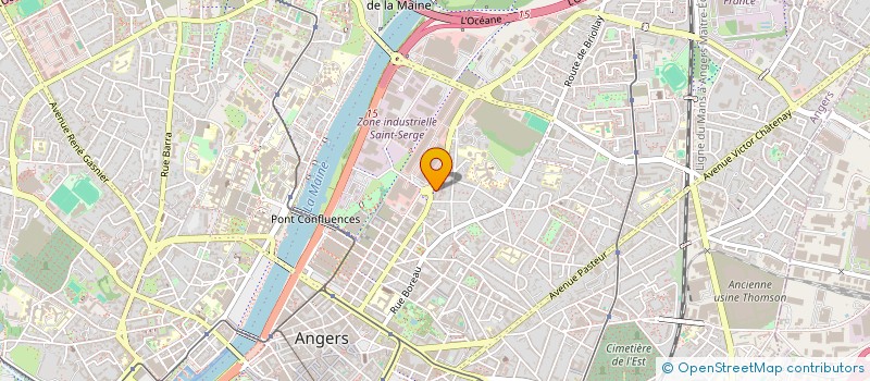 localisation de l'entreprise SCI DU 6 RUE DU CHAMP DE BATAILLE  ANGERS