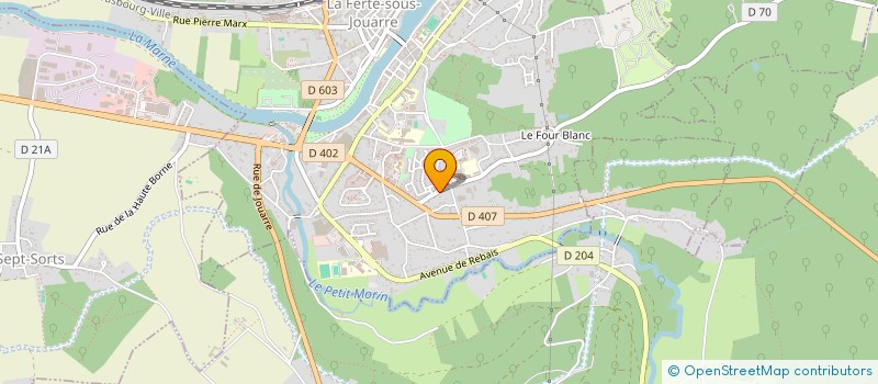 localisation de l'entreprise SCI DU 6 RUE DU FOUR BLANC  LA FERTE-SOUS-JOUARRE