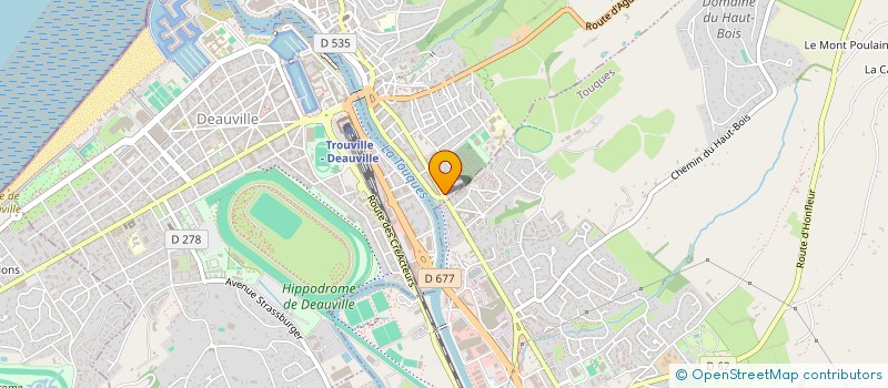 localisation de l'entreprise SCI DU 6 RUE DU GENERAL DE GAULLE  TROUVILLE-SUR-MER