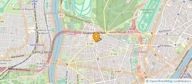 localisation de l'entreprise SCI DU 6 RUE FESSART à BOULOGNE-BILLANCOURT