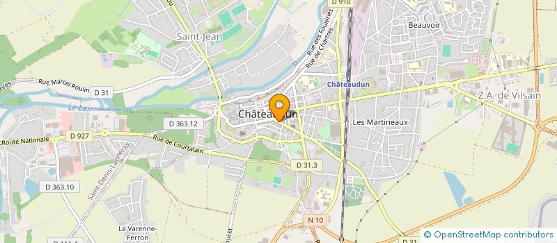 localisation de l'entreprise SCI DU 6 RUE GAMBETTA à CHATEAUDUN