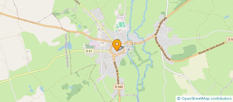 localisation de l'entreprise SCI DU 6 RUE GEORGES SAND  LIGNIERES