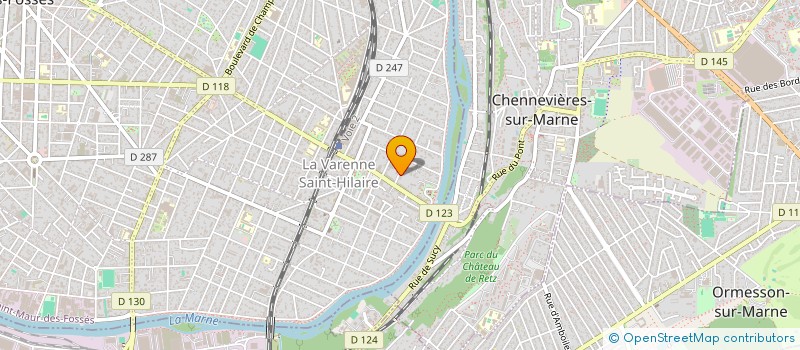 localisation de l'entreprise SCI DU 6 RUE GEORGES SAND à SAINT-MAUR-DES-FOSSES