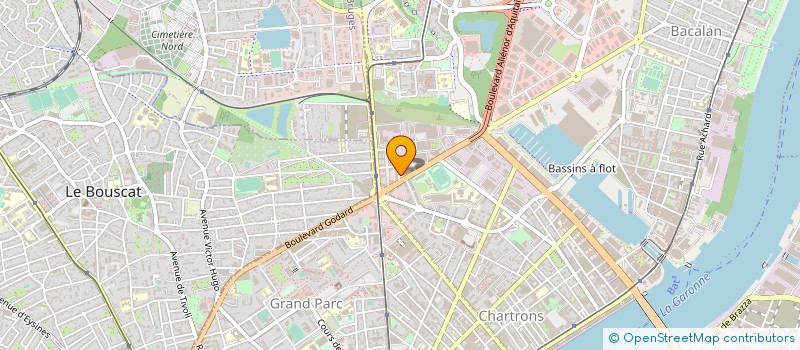 localisation de l'entreprise SCI DU 6 RUE GUYNEMER  BORDEAUX