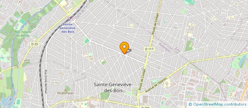 localisation de l'entreprise SCI DU 6 RUE HENRI DUNANT à SAINTE-GENEVIEVE-DES-BOIS